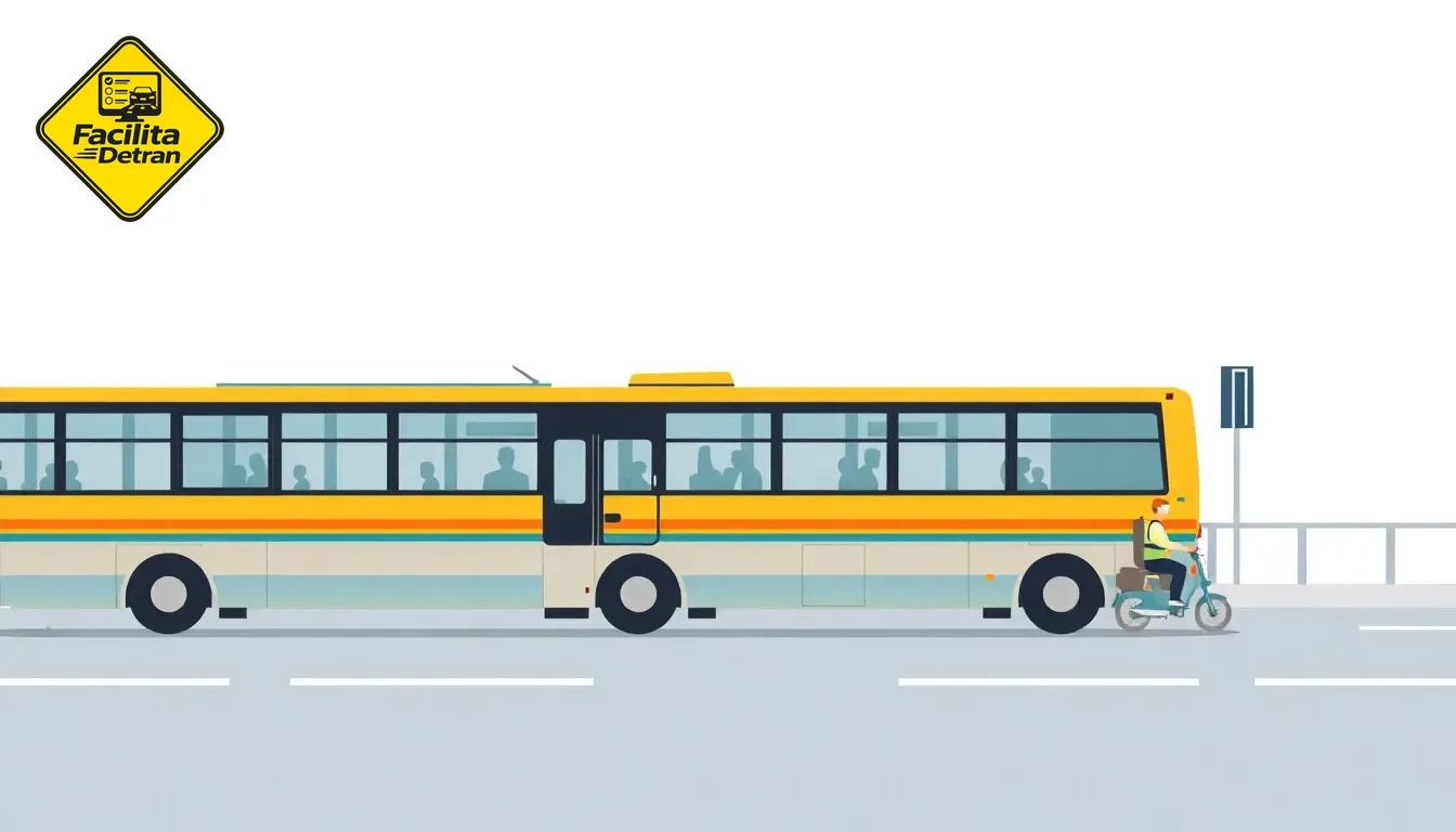 Ultrapassando ônibus - FacilitaDetran