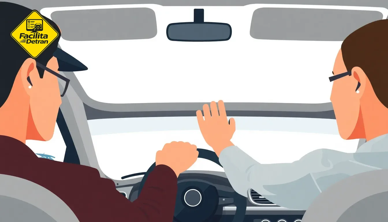 Posição das mãos no volante - Erro 2
