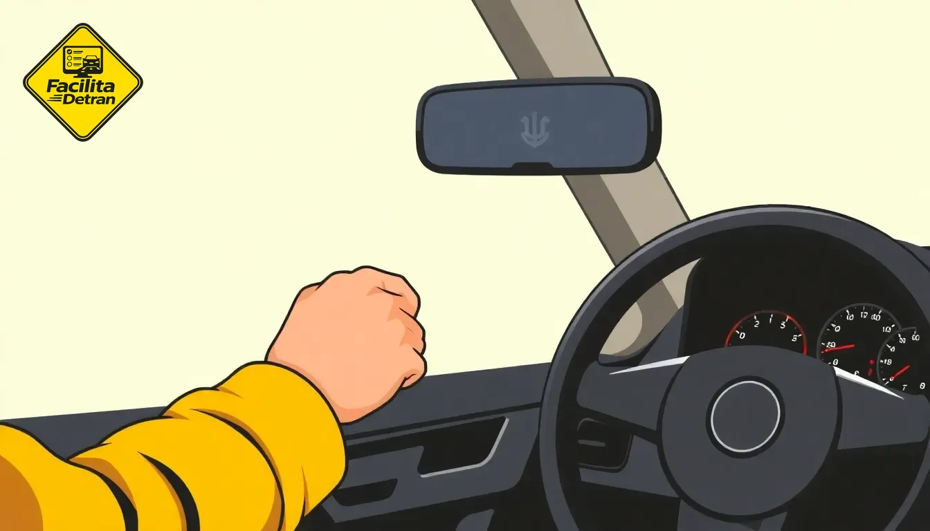 Posição das mãos no volante - Posição correta 9:15h