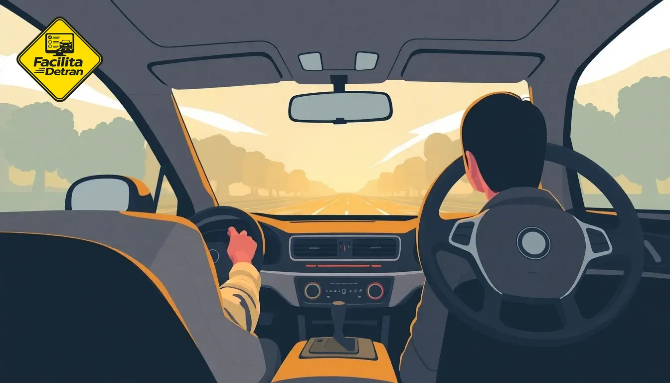Saindo com o carro - Pé na embreagem